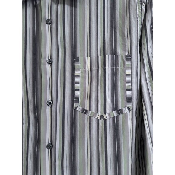 Kenneth Cole Long Sleeve Casual Shirt-Large - Picture 4 of 9